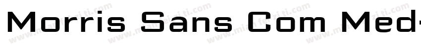 Morris Sans Com Med字体转换